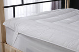 Natural Wool Mattress Topper, 100% Premium Merino Wool Filling, Quilted Natural Cotton Cover, Hypoallergenic